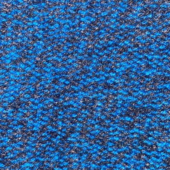 Neiman Marcus Blue/Black 100% Cashmere Cardigan, Size Medium - Picture 5 of 11